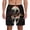 White, variant on Glitch Screaming Skull for Men's Swimming Trunks Swim Trunks Quick Dry Swim Shorts with Mesh Lining Funny Swimwear Bathing Suits