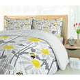 thumbnail image 5 of Ambesonne Flowers Duvet Cover Set, Daisy Leaf Spring Time, 2-Calking, Yellow White, 5 of 7