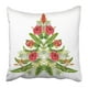 thumbnail image 1 of ABPHQTO Pintura Árbol de Navidad en Hawai Espejo de flores tropicales de hibisco y hojas de plátano de palma Funda de almohada exótica Funda de almohada 50x50 cm, 1 of 1