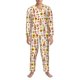 thumbnail image 3 of Balery Gnomes Autumn Harvest Pijama para Hombre de Dos Piezas con Manga Larga, Conjunto de Dormir y Descanso Suave con Bolsillos-Medium, 3 of 7