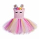 thumbnail image 1 of Vestido Para Niñas, Ropa Para Niñas Pequeñas, Primavera Otoño, Vestido Floral De Malla De Colores Para Niños Pequeños Con Perchas, Vestido De Princesa Rosa Odeerbi  LM103-7447, 1 of 6