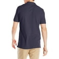 thumbnail image 2 of Lacoste Mens Slim Fit Pique Polo Navy Blue PH4012 166, 2 of 2