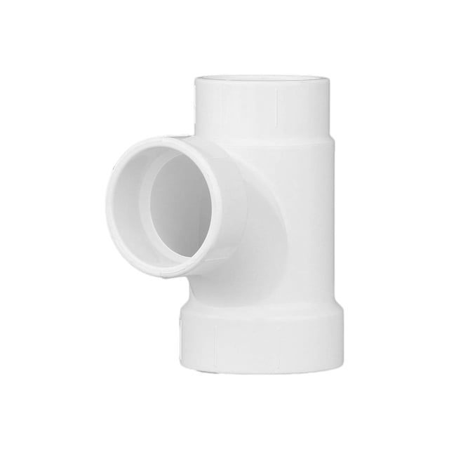 Reductor sanitario en forma de T Charlotte Pipe DWV de 2 x 1.5 pulgadas