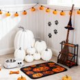 thumbnail image 4 of YOYTOO 7 Pcs Artificial Fake Pumpkins Fall Decoration, 4 Sizes, DIY Foam Pumpkins for Halloween Autumn Harvest Thanksgiving Table top House Dining Table Party Decoration (White), 4 of 10