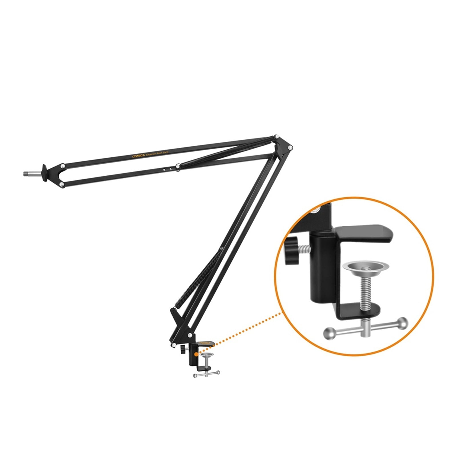 CVM-MS02 Microphone Stand Adjustable Mic Stand Desk Boom Arm Flexible Suspension Boom Support For Handheld Mic Studio Mic