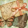 thumbnail image 2 of SD Graphics Studio 15x15 Black Ornate Wood Framed with Double Matting Museum Art Print Titled - Vintage Travels I, 2 of 4