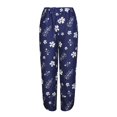 thumbnail image 4 of Pantalons d'Impression Décontractés pour Femmes Pantalons de Plage Décontractés Élastiques à Taille Haute Confortables, 4 of 7