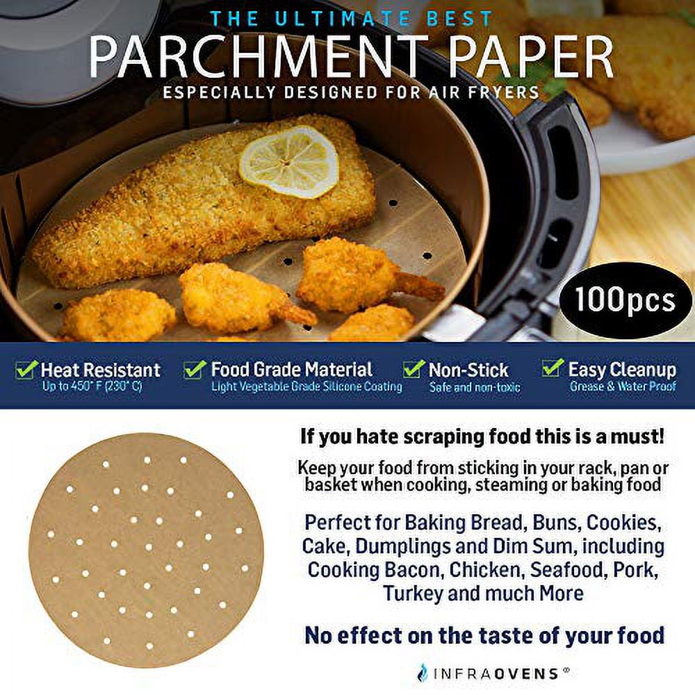 Air Fryer Parchment Paper Liners Compatible with Hamilton Beach