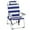 Blue & white stripes, variant on Beach Chairs with 5-Position Recline, 330lbs Folding Backpack Beach Lounge Chairs with Storage Pockets, Cup Holder & Towel Bar, Portable Aluminum Lay Flat Camping Chairs for Travel, Pool & Outdoor