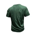 thumbnail image 5 of BUIGTTKLOP Men's T-Shirts Casual Solid V Neck Short Sleeve T Shirt Top Muscle T Shirts Summer Tee Undershirt, 5 of 6
