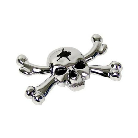 UPC 077341980407 product image for CUSTOM ACCESSORIES Car Emblem, Skull, Self-Adhesive | upcitemdb.com