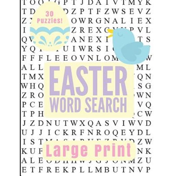 Pre-Owned Easter Large Print Word Search
