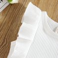 thumbnail image 2 of LAICAIW Summer Toddler Girls Sleeveless Solid Colour Ribbed Tops Floral Prints Bowknot Skirt Two Piece Outfits Set For Kids Clothes Cute Teen Long Sleeve Tops (Pink, 4-5 Years), 2 of 7