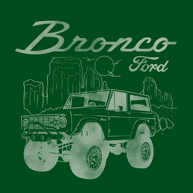 Tee Luv Ford Bronco T-Shirt - Cream Large, Men's