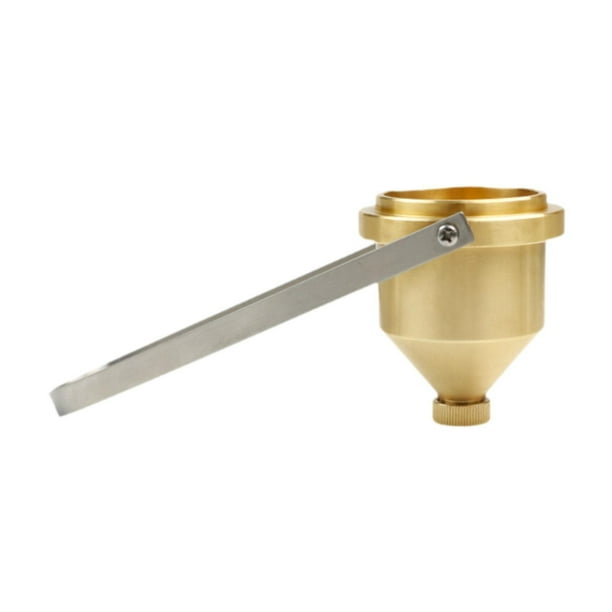 Copa de viscosidad de pintura, copa .4, , ligero, profesional, cobre para probar la viscosidad, viscosímetro manual