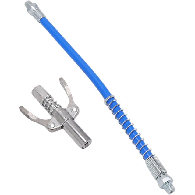 HUGFEGWE Grease Coupler, Oil Injector Nozzle Leakage Good Spring High Pressure Anti Slip Male Thread G1/8 for Cutting Machine (Type A 9x6x1.8cm/3.5x2.4x0.7in) U2537-6568