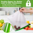 thumbnail image 3 of czcpp-Odor Proof Storage Bags Reusable Bear Bags for Food Backpacking No-Odor Zipper Barrier Bags Fit Home Organization, Food Storage,Freezer Safe (5p-8.5x10in), 3 of 4