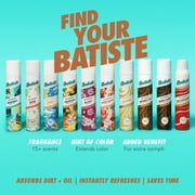 Batiste Dry Shampoo for Dark Hair, Refresh Hair and Absorb Oil Between Washes, Waterless Shampoo for Added Hair Texture and Body, 6.35 oz Dry Shampoo Bottle