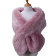 thumbnail image 3 of Wraps Women's Faux Shawl Wrap Cape For Bridal Wedding Blue Artificial Wool Wraps, 3 of 4