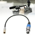 thumbnail image 3 of Audio Cord, XLR Audio Cable 3Pin Mini Mini Male To XLR Female Stretch   for Cameras 30cm,1Meter,2Meter,3Meter, 3 of 8