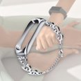 thumbnail image 1 of Correa de reloj ligera Yinane en forma de corazón de Acero inoxidable ajustable 16-26 cm, 1 of 8