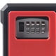 thumbnail image 5 of Caja de seguridad para guardar llaves, caja de seguridad con combinación de llaves, caja de código de llave para casa Rojo, 5 of 6