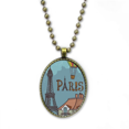 thumbnail image 1 of Paris Fire Ballon France Eiffel Tower Collar Colgante de cadena vintage Colección de joyas colgantes Unbranded M, 1 of 3