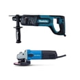 thumbnail image 2 of Rotomartillo Makita HR2475 + miniesmeril DC VV +jgo cinceles azul Estándar, 2 of 10