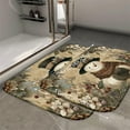 thumbnail image 2 of 1pc Snowman Absorbent Non-Slip Bathroom Thickened Flannel Rug Decor,Soft,Quick Drying,Suitable For Indoor/outdoor Use,Bathrooms,Bedrooms,Kitchens,Terrace,Laundry Rooms,16"x24", 2 of 9
