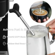 Casabrews 20 Bar Espresso Machine with Milk Frother Steam Wand, Stainless Steel Professional Cappuccino and Latte Coffee Machine, New, Silver