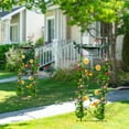 thumbnail image 3 of Hongland Metal Birdbath ,Plant Stake for Outdoor, 36 inch Height Garden Plant Trellis Bird Feeders with Honeybee-1 Pcs, 3 of 7
