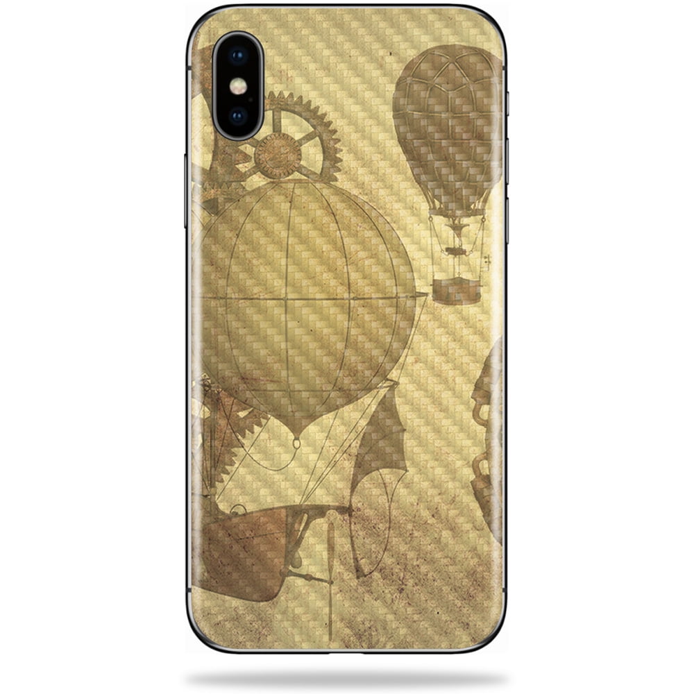 Carbon Fiber Skin Compatible With Apple Iphone X Steam Punk Paper Walmart Com