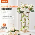 thumbnail image 2 of VEVOR 4PCS Gold Metal Column Wedding Flower Stand, 23.6inch High With Metal Laminate, Vase Geometric Centerpiece Stands, Cylindrical Floral Display Rack for Events Reception, Party Road Leads, 2 of 9