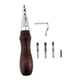 thumbnail image 4 of Herramienta ranuradora de cuero 7 en 1, fácil de usar, resistente, práctica, duradera, kit de herramientas de corte y tallado de cuero profesional de, 4 of 8