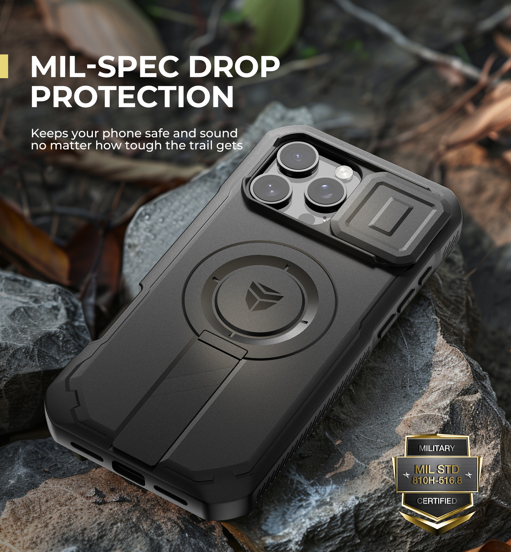 Dexnor iPhone 16 Pro Max Case with Kickstand photo 4