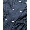 thumbnail image 4 of Yash Gallery Women's Kantha Cotton Stripe Print Straight Tunic (Blue), 4 of 5