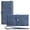 blue, variant on FALAN MULE Wallets for Women Trifold Wristlet Wallets Large Capacity RFID Blocking Ladies Purse Credit Card Holder