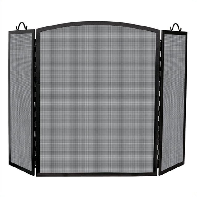 Uniflame Large 3 Panel Olde World Iron Arch Top Screen