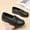 Black, variant on CaiJunJia Shoes Loafers for Women Classic Leather Loafers Casual Slip-On Boat Shoes Comfort Walking Moccasins Soft Sole Shoes