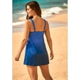 thumbnail image 2 of Swim 365 Women's Plus Size Two-Piece Ombre Swim Dress, 2 of 3