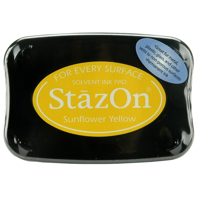 StazOn Solvent Ink Pad - Sunflower Yellow