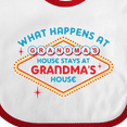 thumbnail image 4 of Inktastic Las Vegas Stays at Grandma's Boys or Girls Baby Bib, 4 of 4
