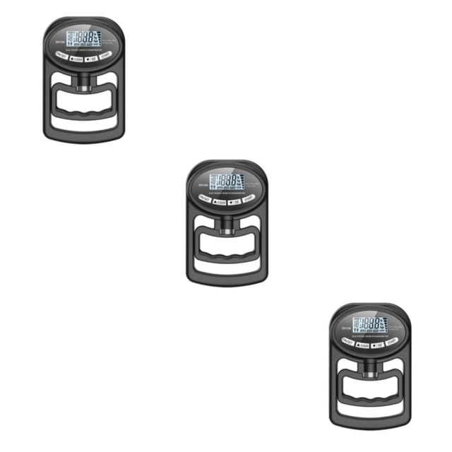 Toystoory Accesorios de ejercicio compactos dinamómetro de mano Digital empuñadura para entrenamiento de potencia amplia aplicación negro 423g Type1 NO1