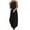 Black, variant on Pisexur Womens Summer Dress Loose Plain Cotton and Linen Shirt Dress Sleeveless Halter Layered Ruffles Casual Boho Flowy Maxi Dress