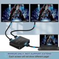 thumbnail image 3 of HDMI Splitter 1 in 2 Out, HDMI Splitter 4K HDMI 3D Splitter for Dual Monitors, 2 Port HDMI Splitter c, 3 of 5