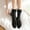 Black, variant on Xihbxyly Women's Socks Ankle Women's Lace and Lace Solid Color Mid Length Socks 1PC