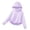 Z26 Purple, variant on Kids Sun Protection Jackets Girls Boys Quick Dry Long Sleeve Zip Up Hoodie Lightweight Athletic Performance Outerwear Tops with Face Cover and Thumb Holes