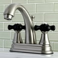 thumbnail image 2 of Kingston Brass KS7618PKX 4 in. Centerset Bathroom Faucet, Brushed Nickel, 2 of 3