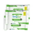 thumbnail image 1 of Toallitas húmedas desechables Simpleaf con aloe vera, 150 unidades (3 x 50), 1 of 9