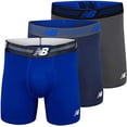 thumbnail image 1 of Calzoncillos bóxer New Balance, paquete de 6 unidades para hombre, talla S, 1 of 5